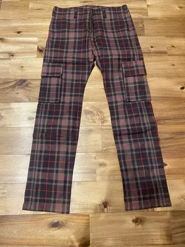 체크 팬츠 never trust rock punk skins 본지티