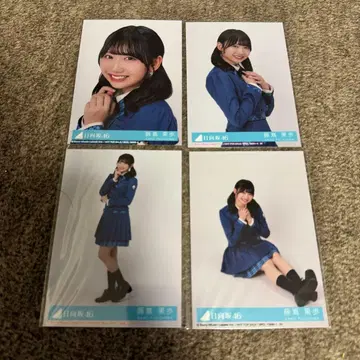 히나타자카46 후지시마 카호 [절대적 제6감] 봉입 브로마이드 4종 컴프