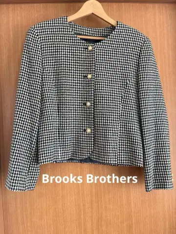 브룩스브라더스 하운드투스 체크 패턴 자켓