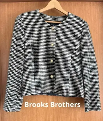 브룩스브라더스 하운드투스 체크 패턴 자켓