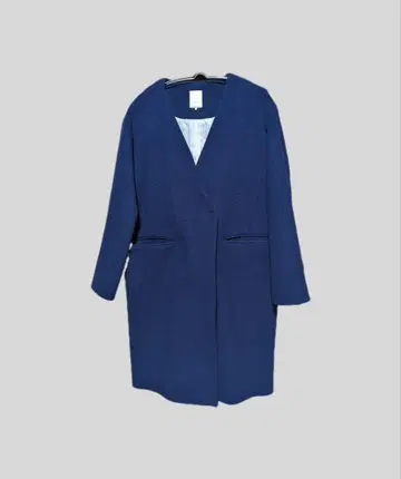 Te chichi 네이비 롱 코트
