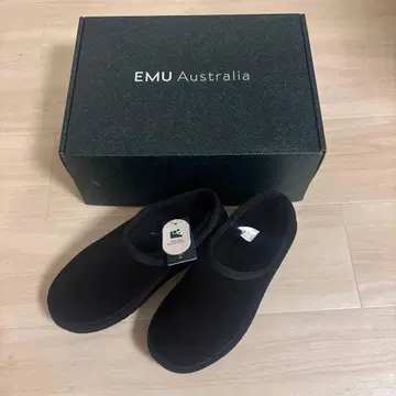 에뮤 플랫폼 피코 울 슬립온 블랙 23cm