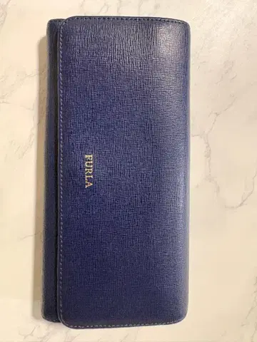 FURLA 네이비 장지갑