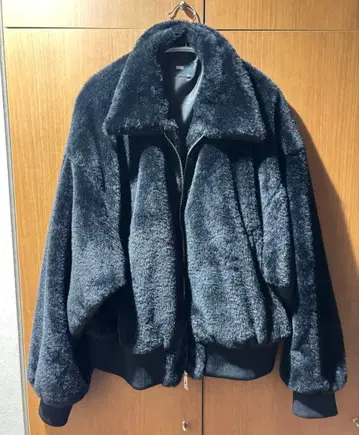 [ HARE ] 퍼 컴팩트 블루종 S