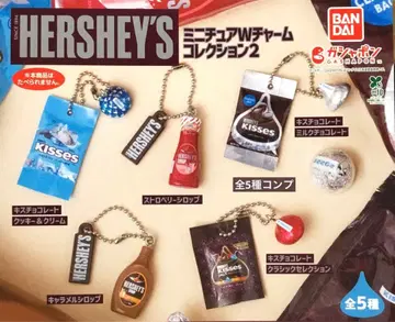HERSHEY'S 미니어처 W 참 컬렉션 2종 전체 5개 컴플리트