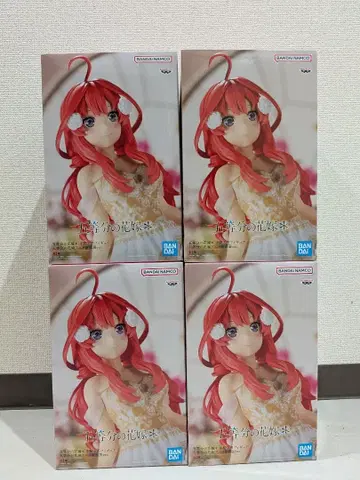 5등분의 신부 나카노 미쿠 피규어 애니메이션 원화전 ver. 4체 세트