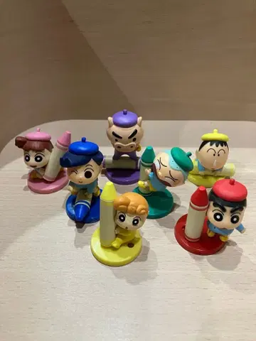 짱구는 못말려(크레용 신짱) 낙서 컬렉션 7체 세트