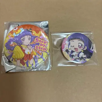 큐어 매지컬 이자요이 리코 캔뱃지 2개