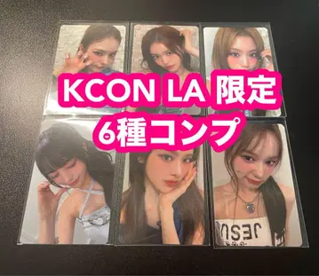 izna KCON LA 2025 구매 혜택 트레이딩 카드 6종 컴프