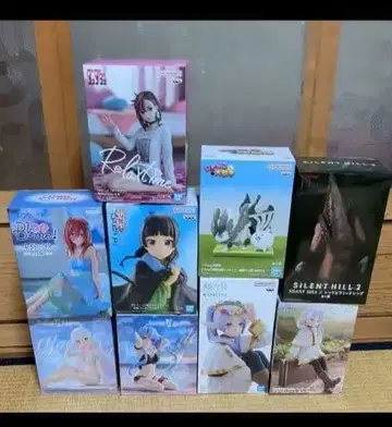 애니메이션 캐릭터 피규어 9체 세트