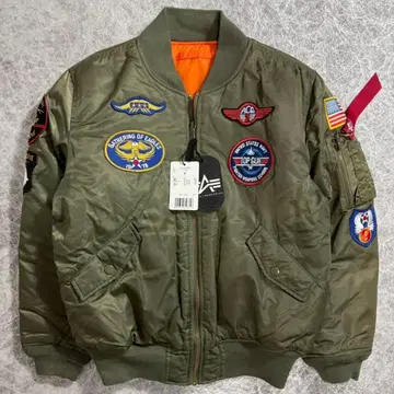 택 포함 알파 MA-1 리버서블 TOP GUN 패치 YM