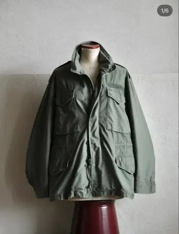 60s-70s 미국제 미군 M-65 2nd 필드 자켓 M-R 사이즈