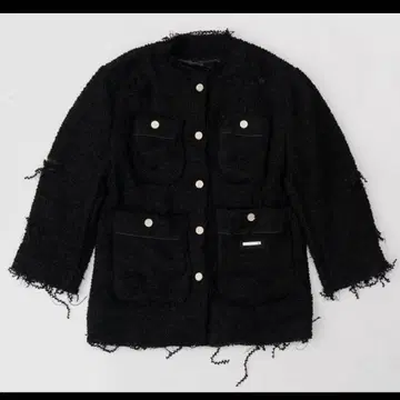 플랭크 프로젝트 트위드 데미지 오버 자켓