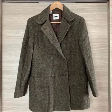 DKNY 빈티지 헤링본 코트 4