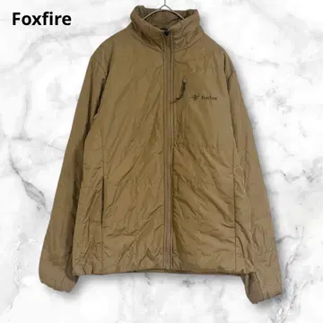 폭스 파이어 베이지 자켓 얇은 소재 점퍼 M 경량 심플