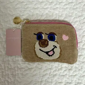 러브리 바이 페이러 클로즈업 테디 걸 L자 파우치 [ 새상품 미사용 ]