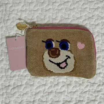 러브리 바이 페이러 클로즈업 테디 걸 L자 파우치 [ 새상품 미사용 ]