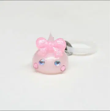 [ 미개봉 새상품 ] 핑크 펄 홋페짱 메지루시 액세서리 산호석