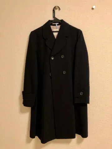 취업활동 여성용 네이비 롱 코트