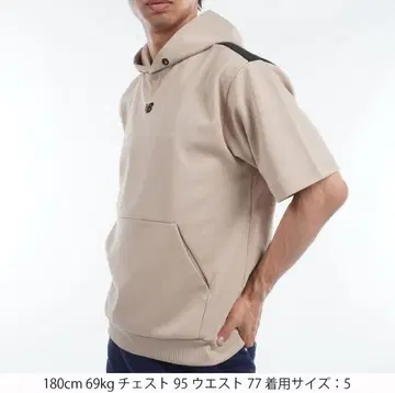 new balance 남성용 셔츠 베이지/블랙