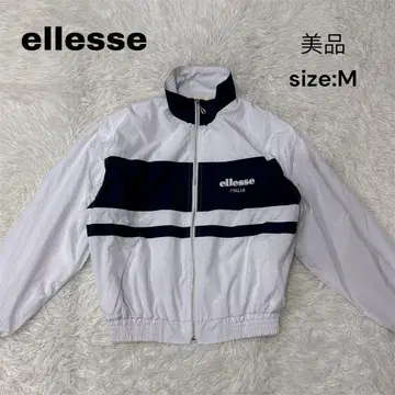ellesse ITALIA 쇼트 기장 자켓 M 사이즈 화이트 네이비