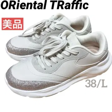 ORTR 오리엔탈 트래픽 글리터 스니커즈 그레이지 38