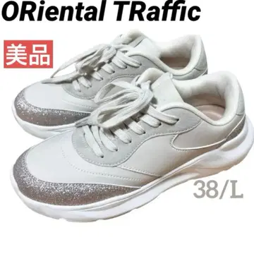 ORTR 오리엔탈 트래픽 글리터 스니커즈 그레이지 38