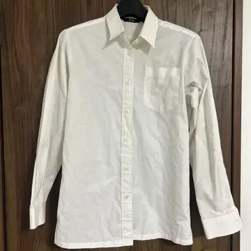 ISETAN 화이트 긴팔 셔츠 사쿠라오카