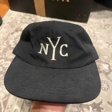 COOPERSTOWN NYC 로고 자수 야구 모자