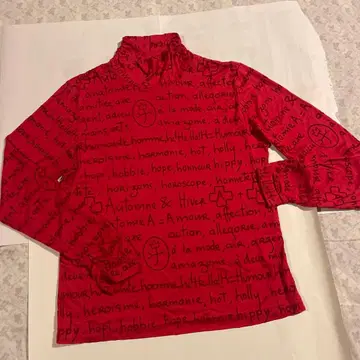 C ASTELBAJAC 빨간색 블라우스