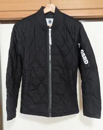 새상품 G-STAR 지스타 퀼팅 블루종 블랙 XS S 상당