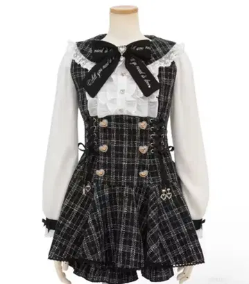 Lizlisa 메시지 리본 트위드 셋업