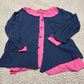 새상품급 Y's 가디건 롱T 긴팔 레이어드 상의 2종 세트