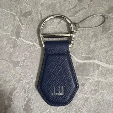 [ 새상품 ] dunhill 던힐 카드가 키링 네이비 키링