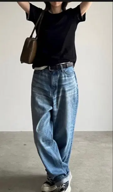 FASHIRU x SOMETHING 배기 핏 진 사이즈 1