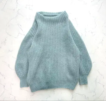 새상품급 IENA 모헤어 혼방 니트 풀오버 넉넉한 예쁜 색상