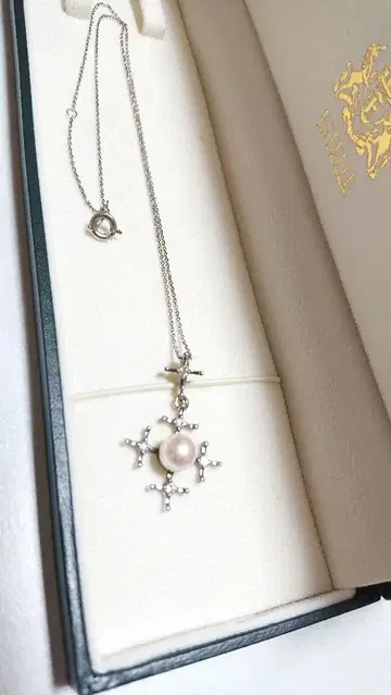 주말 가격 인하 펄과 다이아몬드 목걸이