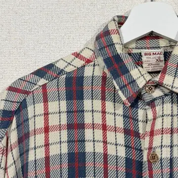 [ 좋은 배색 ] BIG MAC 플란넬 셔츠 뱀 플란넬 XL 70s