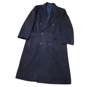 BIG 일본제 캐시미어 라무 더블 슈퍼 롱 체스터 코트 3L