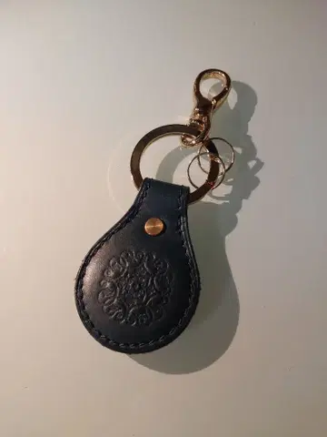 도쿄 국립 박물관 천연 가죽 키링 (네이비)