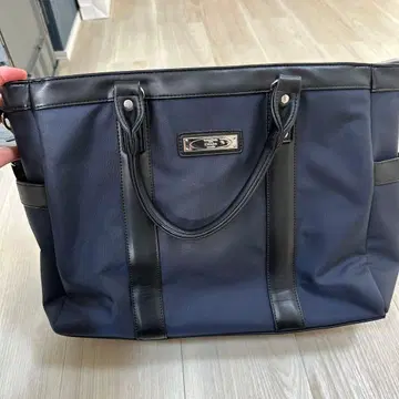 네이비 비즈니스 토트백