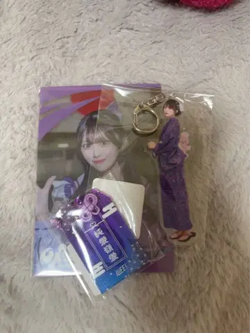 순령 미키 iLiFE! 온라인 복권 아크릴 키링 클리어 카드 부적