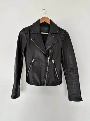 ALL SAINTS 올인세인츠 램 가죽 라이더 자켓