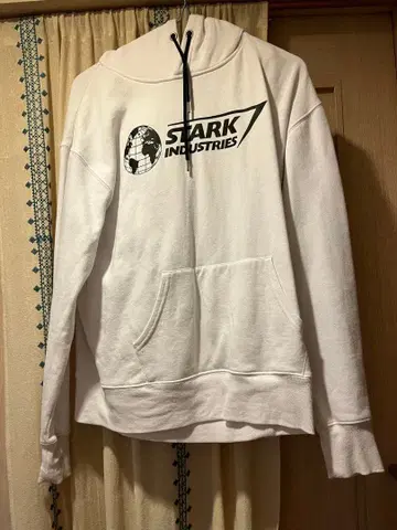 MARVEL 화이트 후드티