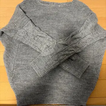 어반 리서치 ROSSO 그레이 긴팔 니트 프리 사이즈