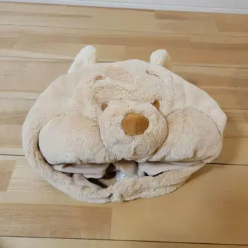 푸우 팬캡 모자 머리띠 디즈니 공식 pooh 방한