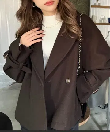 moment+(모먼트플러스) 미들 기장 트렌치코트 브라운/M