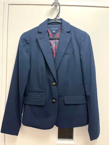 TOMMY HILFIGER 네이비 테일러드 자켓 네이비 블레이저