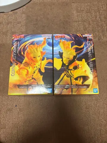 우즈마키 나루토 & 나미카제 미나토 GiGO 한정판 피규어 2체 세트