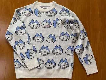 graniph 그라니프 11마리 고양이 니트 스웨터 M